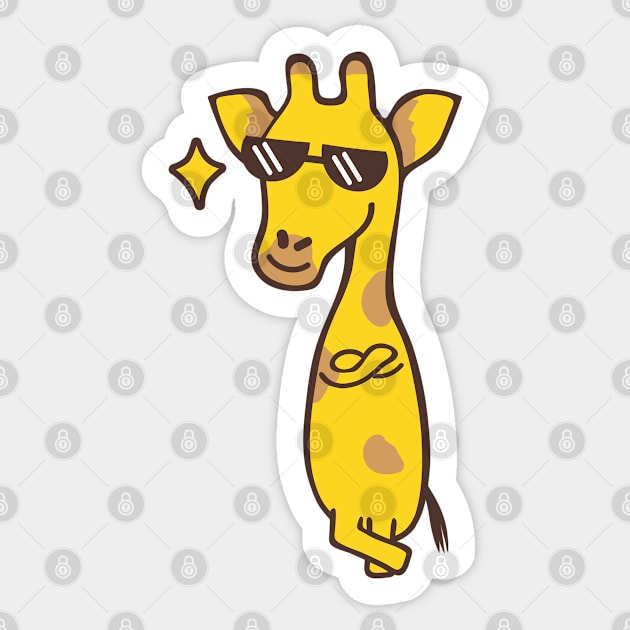 Cool giraffe Sticker by icepop